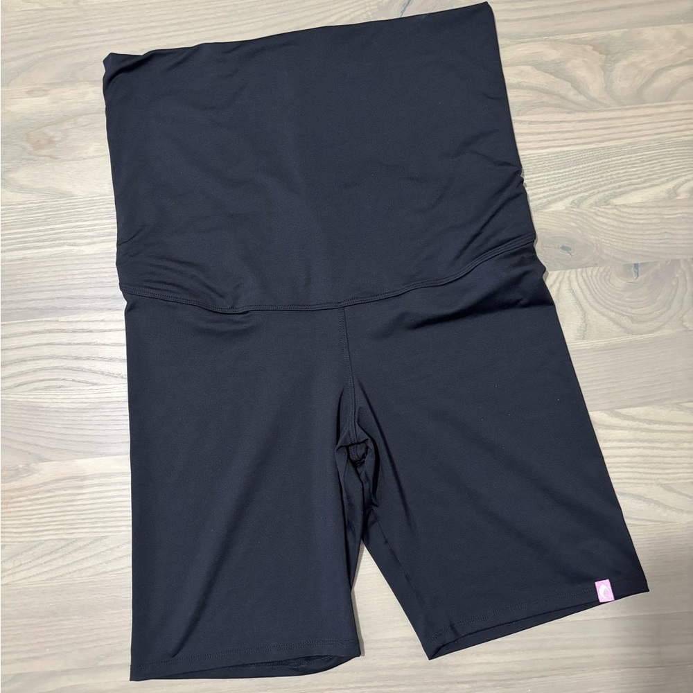 🖤 Brand New Lait de Poule Maternity Biker Shorts • Size XL • Made in Québec 🇨🇦